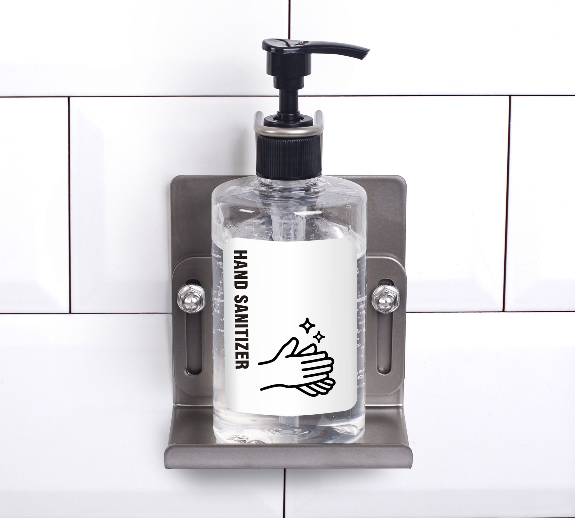 Quality Single Hand Soap Bottle Holder for 350ml pump bottle